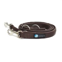 anny-x Führleine Classic Bolt Fun braun/braun