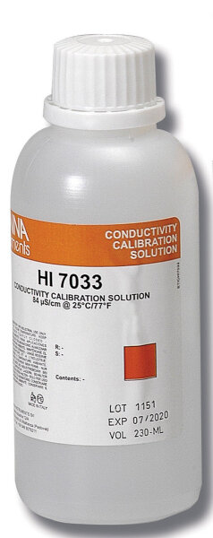 Hanna instruments Kalibrierlösung Leitfähigkeit 84µS/cm, 230ml