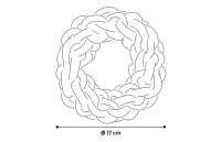 Tofla Ring blau/gelb S 17 x17 x 5cm