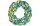 Tofla Ring blau/gelb S 17 x17 x 5cm