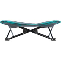 Trixie Camping-Bett für Hunde, 88 x 32 x 88cm, dunkelgrau/petrol