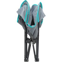 Trixie Camping-Bett für Hunde, 88 x 32 x 88cm, dunkelgrau/petrol