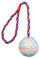 Trixie Ball am Seil, Naturgummi, Ø6/30cm