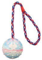 Trixie Ball am Seil, Naturgummi, Ø6/30cm