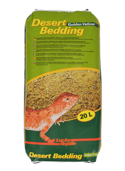 Lucky Reptile Desert Bedding "Golden Yellow" 20L
