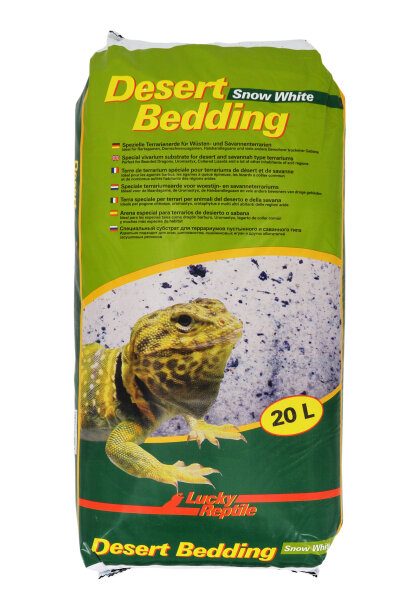 Lucky Reptile Desert Bedding "Snow White" 20L