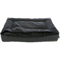 Vital Kissen Bendson, eckig, 120 x 80cm, dunkelgrau/hellgrau