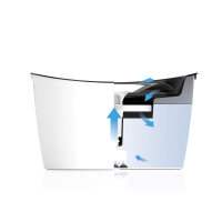 Zeus Cascade Trinkbrunnen Edelstahl, 6 Liter