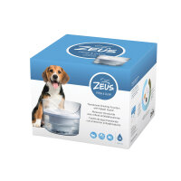 Zeus Fresh & Clear Trinkbrunnen mit Spritzschutz, 1,5...