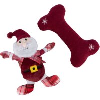 Xmas Geschenkset, Plüsch/Stoff, 30cm