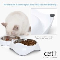 Catit PIXI Doppelnapf, 2 x 200ml, weiß