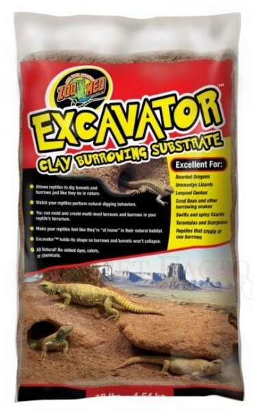Zoo Med - Excavator Clay Burrowing Subtrate 4,5 KG