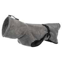 Trixie Bademantel für Hunde, Frottee, XS:30cm, grau