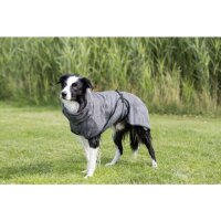 Trixie Bademantel für Hunde, Frottee, S:50cm, grau