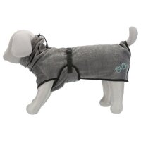 Trixie Bademantel für Hunde, Frottee, S:50cm, grau