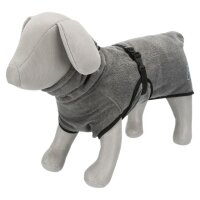 Trixie Bademantel für Hunde, Frottee, S:50cm, grau