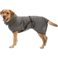 Trixie Bademantel für Hunde, Frottee, L: 60 cm, grau
