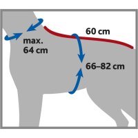 Trixie Bademantel für Hunde, Frottee, L: 60 cm, grau
