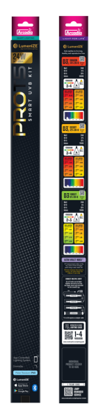 Arcadia LumenIZE PRO T5 Smart UVB Kit, Dragon 14% UVB, 24 Watt 60cm
