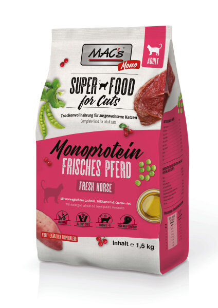 MACs Cat Adult Mono Pferd 1,5kg