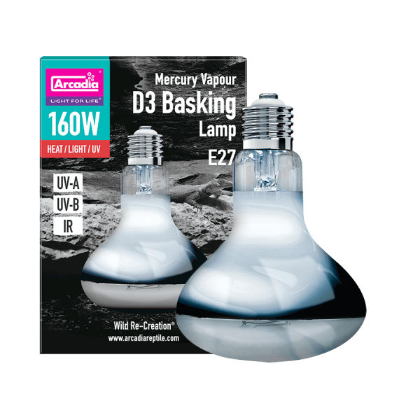 Arcadia D3 Basking Lamp 160 Watt