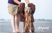 DRYUP towel handpockets brown