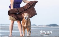 DRYUP towel handpockets brown