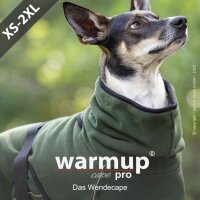 WARMUP cape PRO pine green; M 63,5 cm, neue...