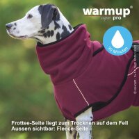 WARMUP cape PRO bordeaux; L 68 cm, neue Farbkombination !