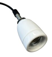 REPTO Keramik E27 Lampenfassung, mit Bolzen