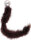 Rasselball Federschwanz 45cm, diverse Farben
