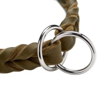 Hunter D- Halsung Solid Education 40-45/ M Rindsleder olivgrün