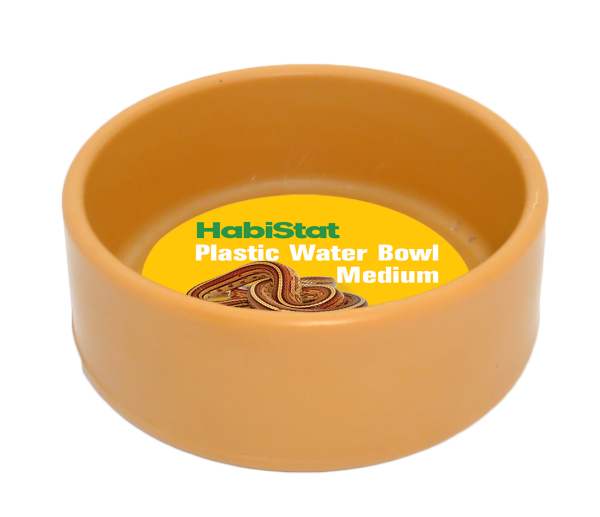 HabiStat runde Kunststoff Wasserschale mittel 9x9x3,5cm