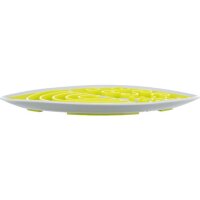 Trixie Lick´n Snack Platte, blattform, TPR/PP 28x21cm, lime/weiß