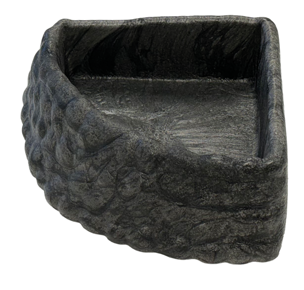 REPTO Deco Corner Dish grau L