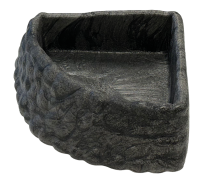REPTO Deco Corner Dish grau L