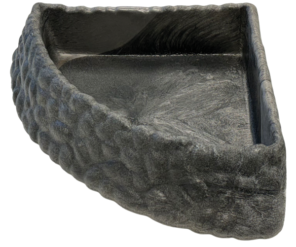 REPTO Deco Corner Dish grau XL