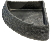 REPTO Deco Corner Dish grau XL
