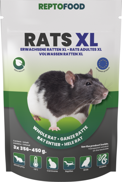 REPTO Food Ratten XL 356- 450g, 3 Stück