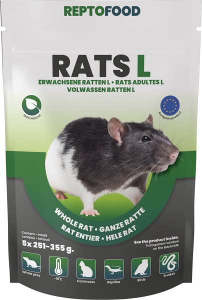 REPTO Food Ratten L 251- 355g, 5 Stück