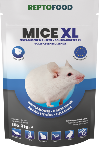 REPTO Food Mäuse XL 31-40g, 10 Stück