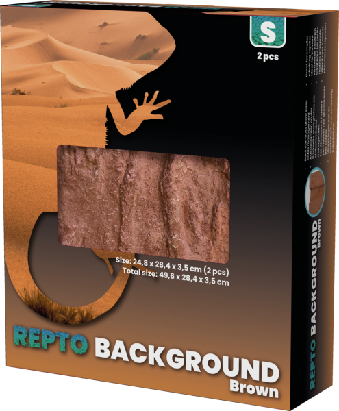REPTO Background braun 51x25x30cm