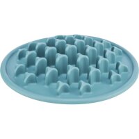 Trixie Slow Feeding Matte Pillars, TPE, Ø 35cm, blau