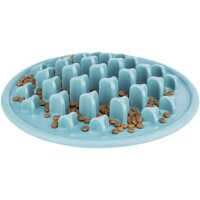 Trixie Slow Feeding Matte Pillars, TPE, Ø 35cm, blau