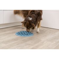 Trixie Slow Feeding Matte Pillars, TPE, Ø 35cm, blau
