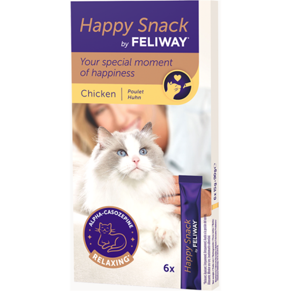Ceva Cat Feliway Happy Snack 6 x 15g