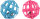 Ball Afke + Glocke 5,1cm diverse Farben