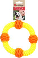 Lipa TPR Ring mit Bällen gelb/orange 19 x 19 x 4,9cm