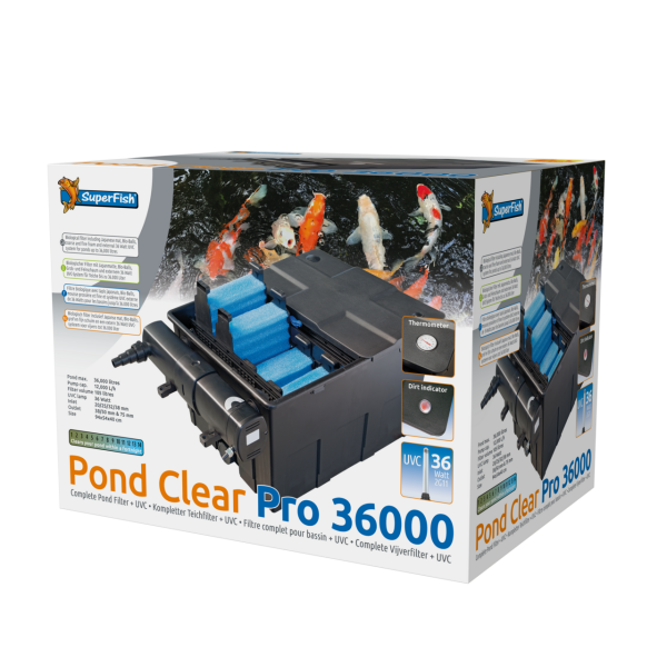 Superfish Pond Clear PRO 36000 inkl. UVC 36W (2in1)