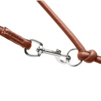 Hunter verstellbare Führleine Round & Soft München 8/200 cognac